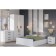 Bedside table "Fusion", 402 × 414 × 450 mm, white color