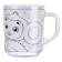 Mug 230 ml, in a set with paints and brush “Cheburashka”, glass