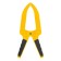 Brush -shaped clamp Denzel 20790, elongated 75 x 110 mm Two -component handles