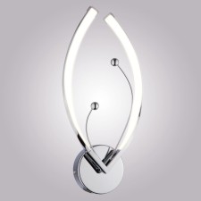 Wall lamp EUROSVET FIONA 90056/1, LED, 12 W, 4200K, 1104LM, 160x120x360 mm, chromium color