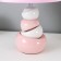 Board lamp 16870/1 E14 40W white-pink 23x23x35 cm Risalux