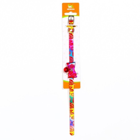 Collar "radiance" with a bell, 29 x 1 cm, Osh 20-25, red-3