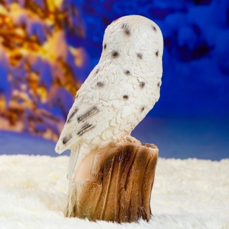 Garden figure "Owl on the stump" Polar, 28cm-8