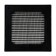 Ventilation grate "Vento" 2121VR, 210x210 mm, with a net, detachable, black