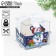 Box a gift New Year's folding "Snowman", 7 x 7 x 7 cm, New Year