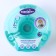 Baby deep plate, on suction cup, 300 ml, green color