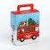 Gift box New Year's Folding with 3D effect "New Year's bus", 18 x 15 x 7.5 cm, New Year
