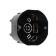 Installation box Luazon Lighting, 68x45 mm, IP20, for continuous walls, black color black