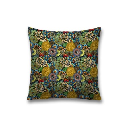 Pillowess decorative "Flower meadow", on a zipper, size 45x45 cm