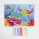 Application with round rhinestones "Sea inhabitants"