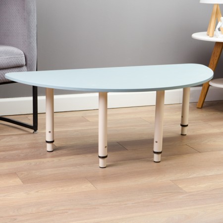 Table semicircle growing Gr.0-3 on a metal frame, Dustin Green