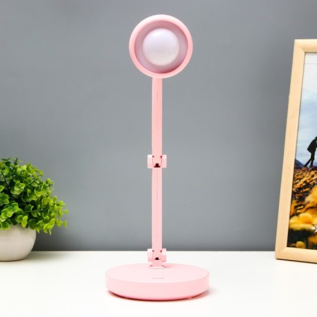 Jambo table lamp LED 2W USB AKB Pink 13x13x34.5 cm Risalux-4