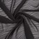 Textile scarf, black color, size 70x70