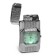 Gas lighter for smoking "Clock on the strap", piezo, silver
