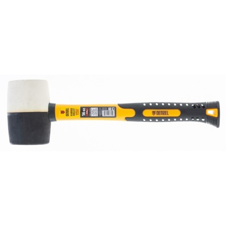 Rubber Kiyanka Denzel 7711171, black and white rubber, fiberglass handle, 450 g