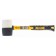 Rubber Kiyanka Denzel 7711171, black and white rubber, fiberglass handle, 450 g