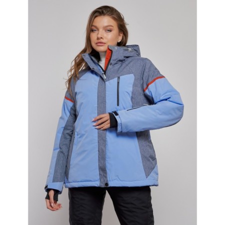 Ski jacket women, size 56, purple color-1