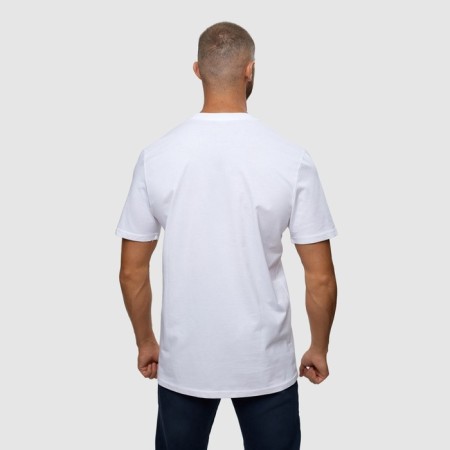 T -shirt male, white color/print mix, size m-3