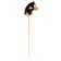 Toy "Horse on a stick" with hair, length: 100 cm