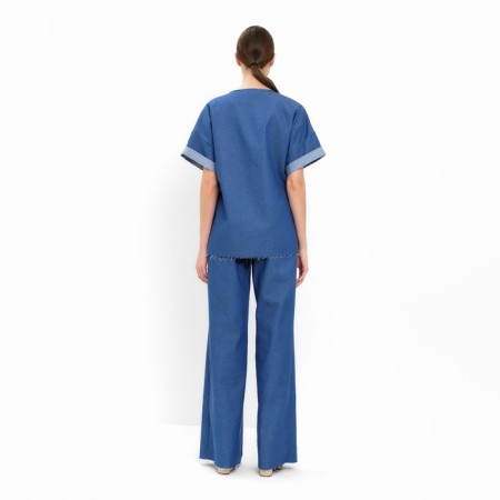 T -shirt Women's oversize Minaku: Jeans Collection Color Electric, Size 42-3