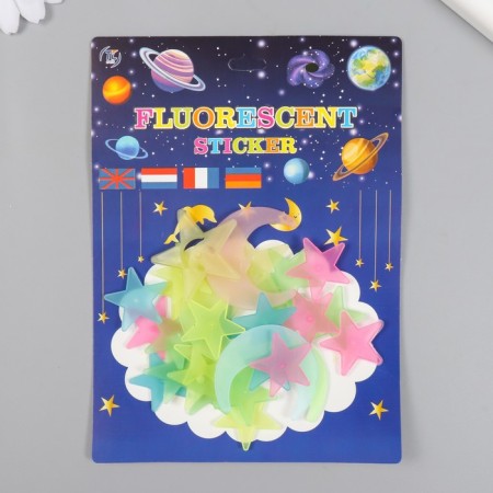 Stage sticker "Stars and months" set 25-29 pcs 19x13 cm-6