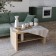 Coffee table "ENKEL 82C", 820 × 500 × 450 mm, vestiburates, white oak color