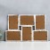 Photo frame MDF in 6 photos 10x15 cm "White aged" 29.5x46.5x2 cm