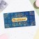Money envelope "Congratulations!" Blue background, patterns, 16.5x8 cm