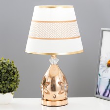 Blanche table lamp E27 40W gold 25x25x43 cm Risalux