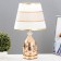 Blanche table lamp E27 40W gold 25x25x43 cm Risalux