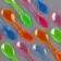 Tablespoons plastic, set 12 pcs., Mix colors
