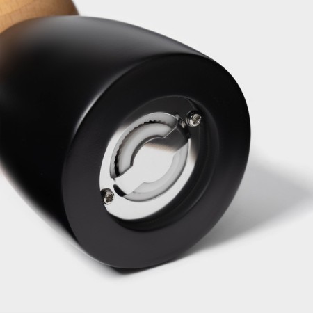 Mill for spices Magistro Ollander, 13.5 cm, black color-3
