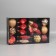 A set of jewelry plastic 16 pcs "Right" (8 balls, 8 icicles) burgundy-brown