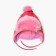 Liana hat for girls, dark pink/pink color, size 46