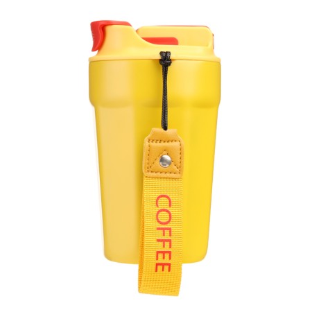 Thermal circle, 380 ml, Coffee "Master K", retains heat up to 6 hours, yellow-3
