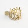 Hair clamp with rhinestones "Queen", 3.5 x 4.5 x 3 cm