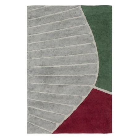Cotton carpet with Tea Plantation Terra, size 160x230 cm