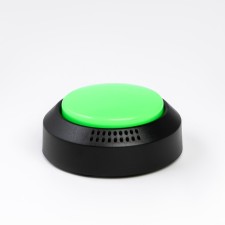 Games button, 2 aaa, 8.9 x 4.2 cm, green