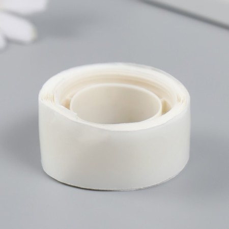 Adhesive tape double -sided "round transparent" 100 pcs in a roll-2