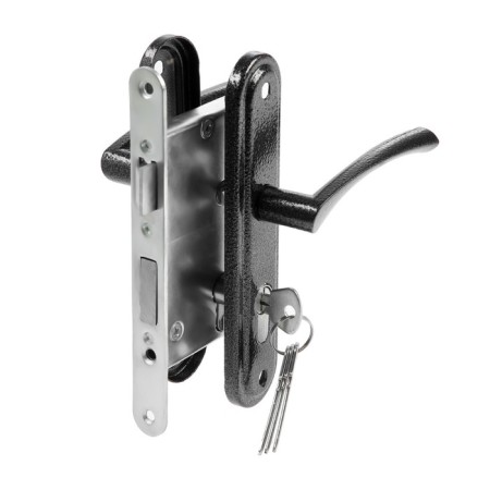Castle of the inimand "Standard" ZV4-3.07C, with a handle, the color of silver