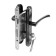 Castle of the inimand "Standard" ZV4-3.07C, with a handle, the color of silver