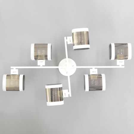 Chandelier gallop "tonny" 6x60W E27 white-4