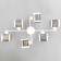Chandelier gallop "tonny" 6x60W E27 white