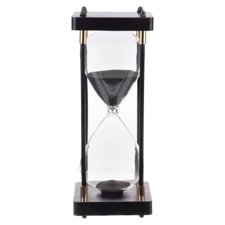 Sanding clock "Infinity", for 30 minutes, 25 x 9.5 cm, black sand-2
