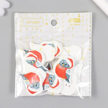 A set of buttons for creativity tree "Bullfigure in the cap" set of 15 pcs 3.3x2.8 cm-5