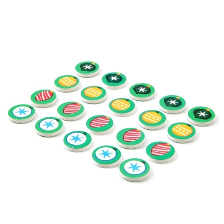 New Year's board game "New Year: Christmas trees-igolka", 3 in 1, 4 fields, 7+-2