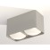 Ambrella Light Acrylic lamp, XS7852011, MR16 GU5.3, GU10 LED 10 W, color gray sand, white matte
