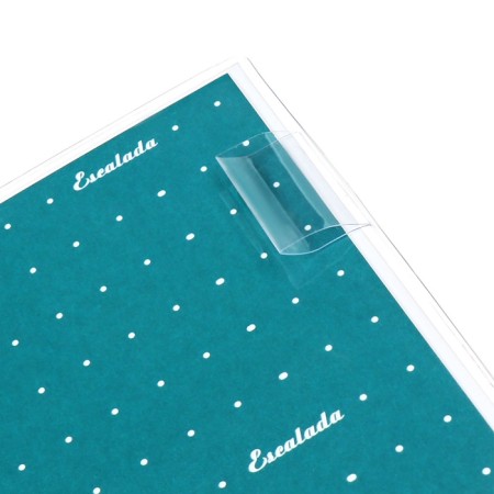 The weekly dated 2025, Escalada "Snake", 180 x 127 mm, soft cover, PVC, 64 sheets, pancake embossing, block 70, green-15