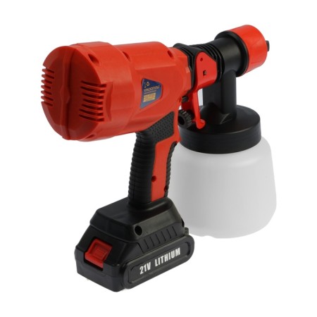 Kraskopult Battery Tundra, 21 V, 800 ml, 1.5 Ah, 650 ml/min, nozzle 1.8/2.5 mm-6