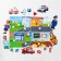Velcro game, designer "Profession", funny Velcro Mini, 15 details